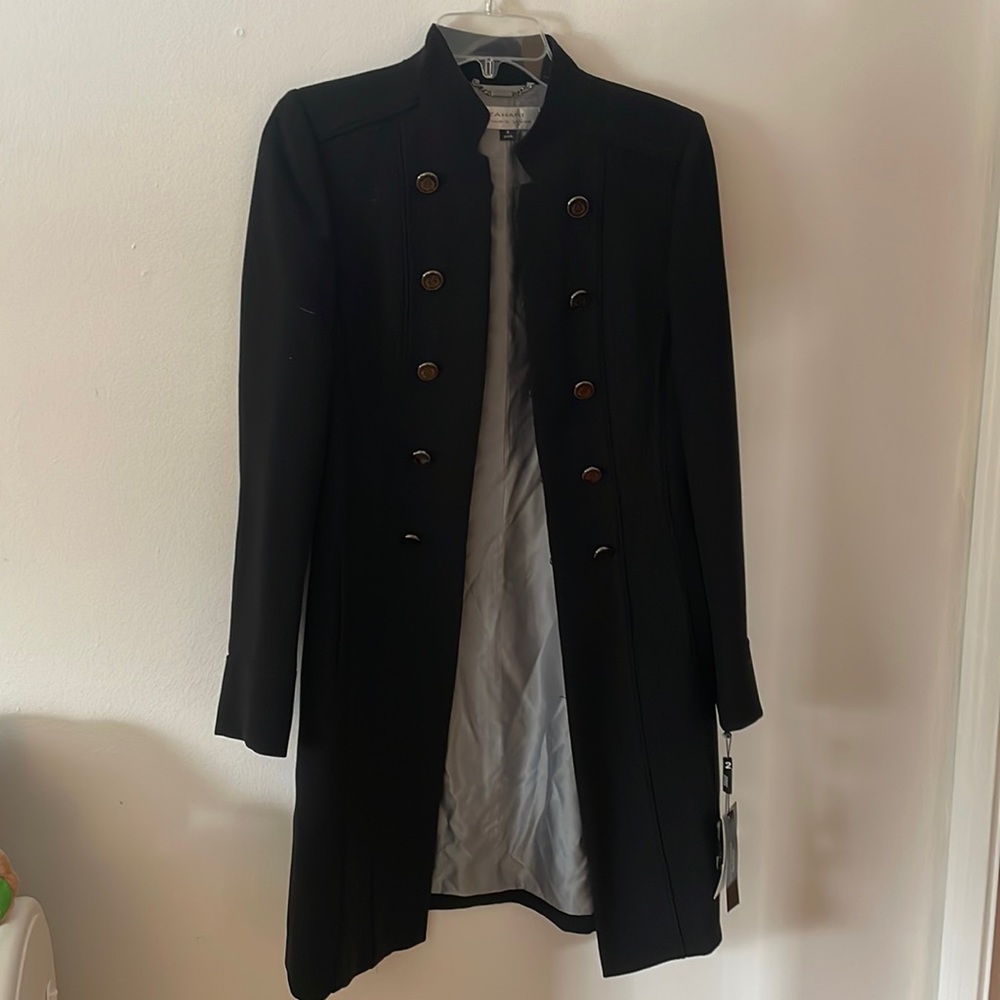Black dress coat for women size 2